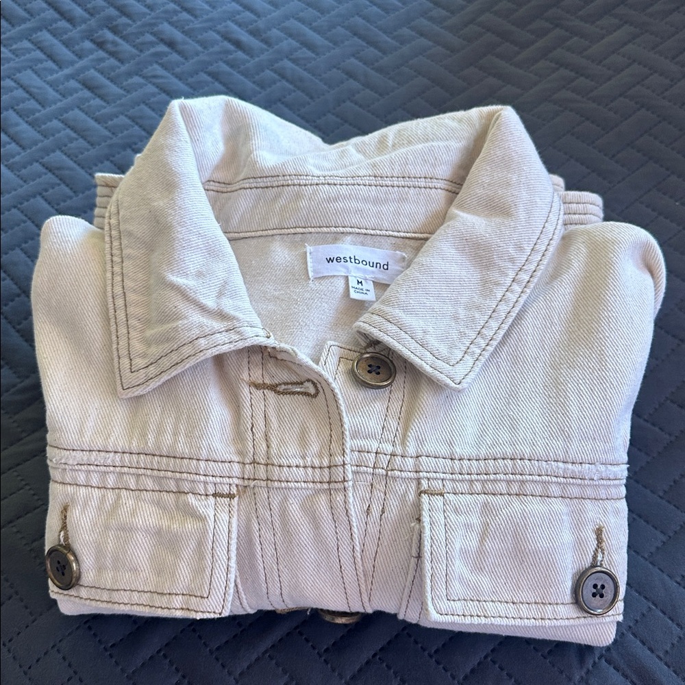 Westbound Women's Beige Utility Jacket